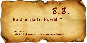 Bottenstein Bardó névjegykártya